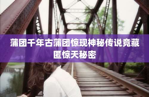 蒲团千年古蒲团惊现神秘传说竟藏匿惊天秘密