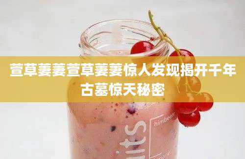 萱草萋萋萱草萋萋惊人发现揭开千年古墓惊天秘密