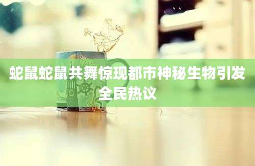 蛇鼠蛇鼠共舞惊现都市神秘生物引发全民热议