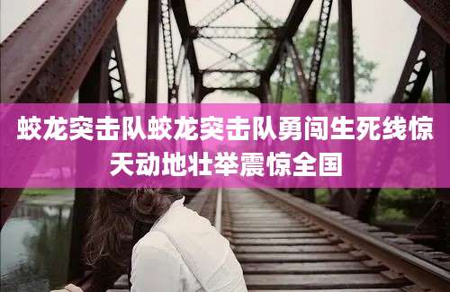 蛟龙突击队蛟龙突击队勇闯生死线惊天动地壮举震惊全国