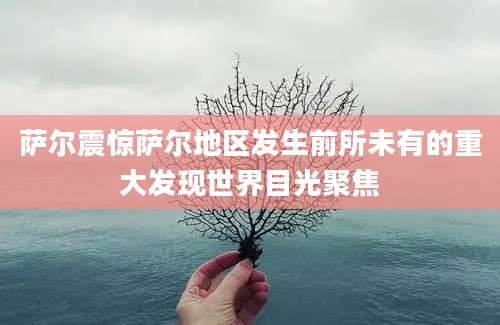 萨尔震惊萨尔地区发生前所未有的重大发现世界目光聚焦