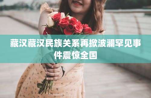藏汉藏汉民族关系再掀波澜罕见事件震惊全国