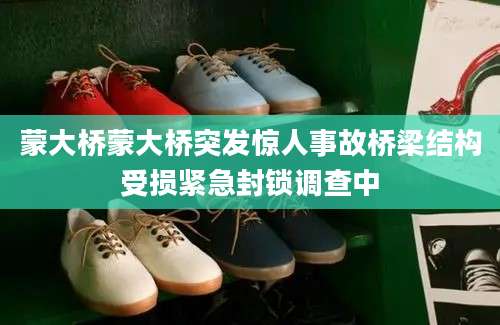 蒙大桥蒙大桥突发惊人事故桥梁结构受损紧急封锁调查中