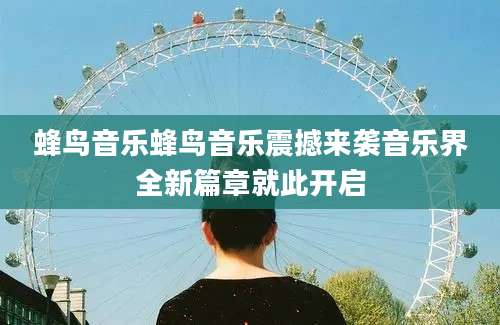 蜂鸟音乐蜂鸟音乐震撼来袭音乐界全新篇章就此开启