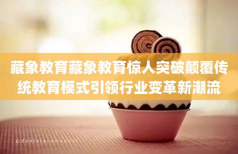 藏象教育藏象教育惊人突破颠覆传统教育模式引领行业变革新潮流