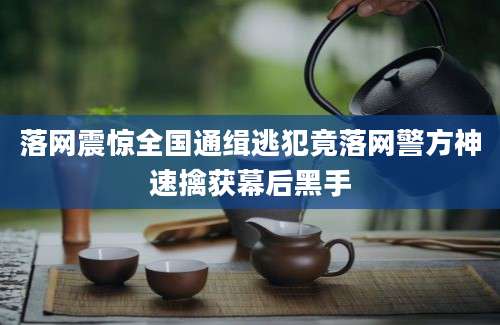 落网震惊全国通缉逃犯竟落网警方神速擒获幕后黑手