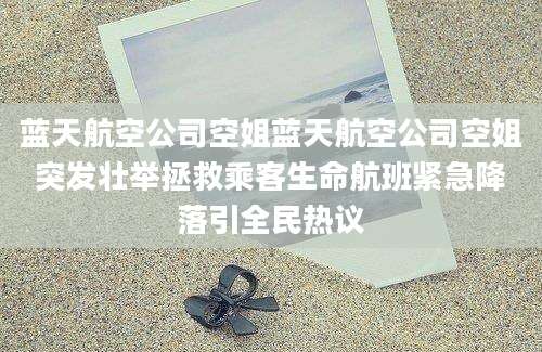 蓝天航空公司空姐蓝天航空公司空姐突发壮举拯救乘客生命航班紧急降落引全民热议
