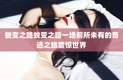 蜕变之路蜕变之路一场前所未有的奇迹之旅震惊世界